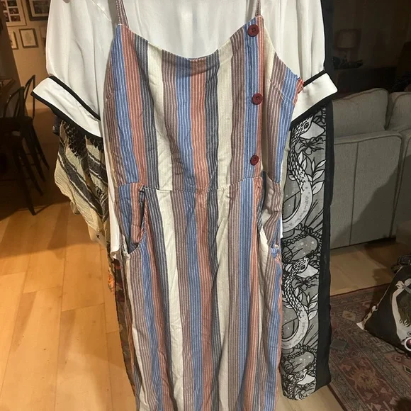 RVCA Proxy Woven Striped Dress - Picture 4 of 7